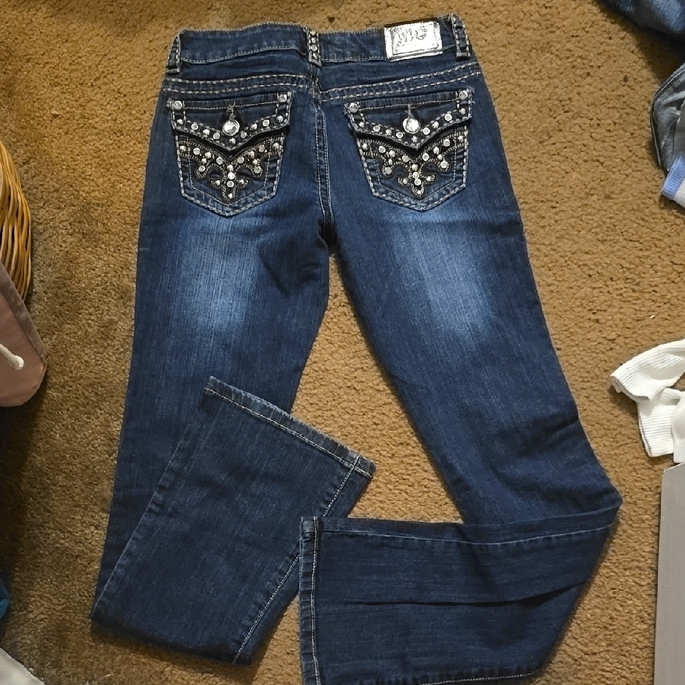 Embellished Blue Jeans